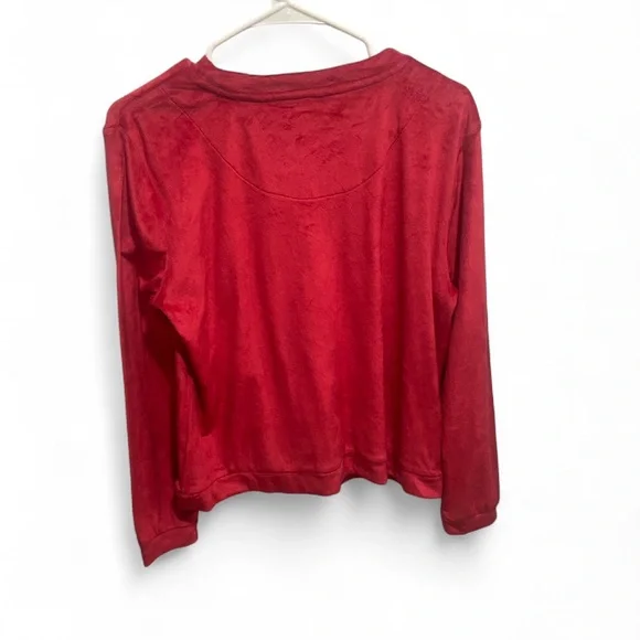 Juicy Couture Red Rhinestone Sweatshirt - Picture 4 of 4